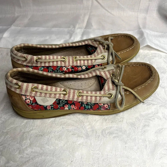 Sperry Top Sider Angelfish Liberty Floral Loafers Size 8.5 - Picture 10 of 10